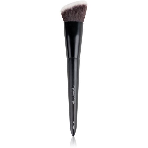 Brushworks Brushworks Angled Flat Top Foundation Buffing Brush ravni kist za make-up tip NO. 9 1 kom