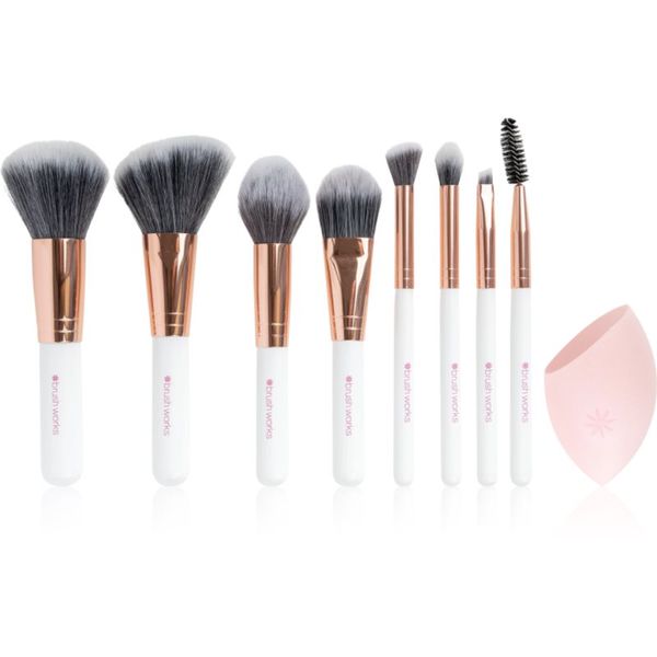 Brushworks Brushworks Exclusive Makeup Brush and Sponge Set set kistova
