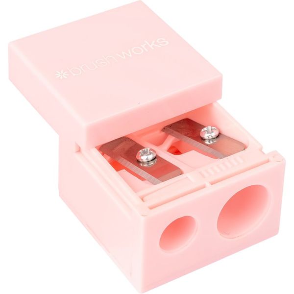 Brushworks Brushworks Pencil Sharpener dvostruko šiljilo za kozmetičke olovke 1 kom