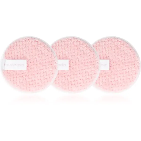 Brushworks Brushworks Reusable Makeup Remover Pads perive blazinice za uklanjanje šminke 3 kom