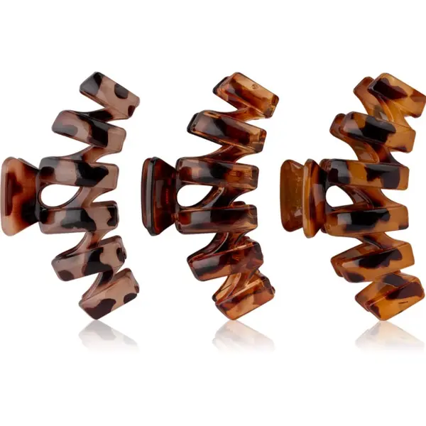Brushworks Brushworks Tortoiseshell Claw Clips kopče za kosu 3 kom