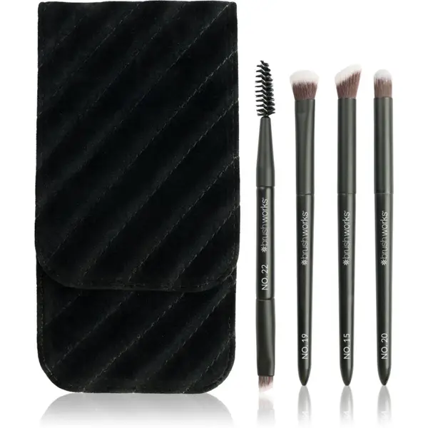 Brushworks Brushworks Travel Eye Brush Set set kistova za putovanje