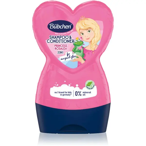 Bübchen Bübchen Shampoo & Contidioner 2in1 Princess Rosalea šampon i regenerator za djecu 230 ml