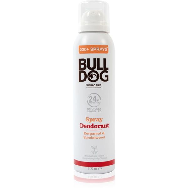 Bulldog Bulldog Bergamot &Sandalwood Spray Deodorant dezodorans u spreju bez aluminija 125 ml