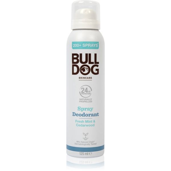 Bulldog Bulldog Fresh Mint&Cedarwood Spray Deodorant dezodorans u spreju bez aluminija 125 ml