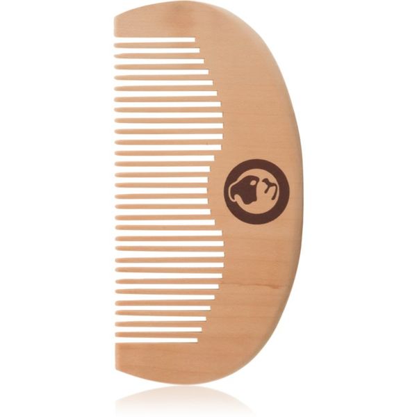 Bulldog Bulldog Original Beard Comb drveni češalj za bradu Peach Wood 10,4 cm 1 kom