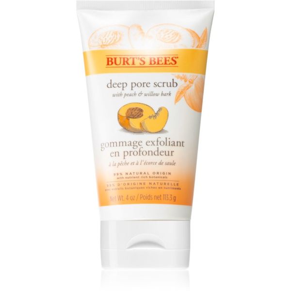 Burt’s Bees Burt’s Bees Peach & Willow Bark piling za dubinsko čišćenje 113,3 g