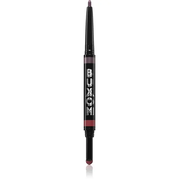 Buxom Buxom FLIP SIDE DUAL-ENDED EYELINER & SHADOW kremasta olovka i sjenilo za oči u olovci nijansa Burgundy Bestie 0.78 g