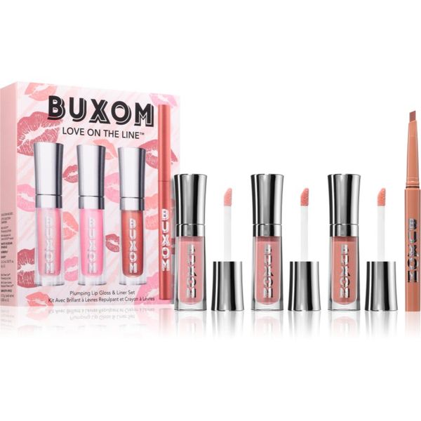 Buxom Buxom PLUMPING LIP KIT LOVE ON THE LINE poklon set Kimberly