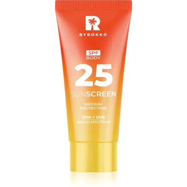 ByRokko BYROKKO Body Sunscreen krema za sunčanje za tijelo SPF 25 150 ml