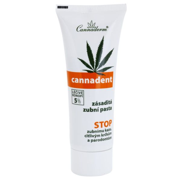 Cannaderm Cannaderm Cannadent Alkaline toothpaste biljna pasta za zube s uljem kanabisa 75 g