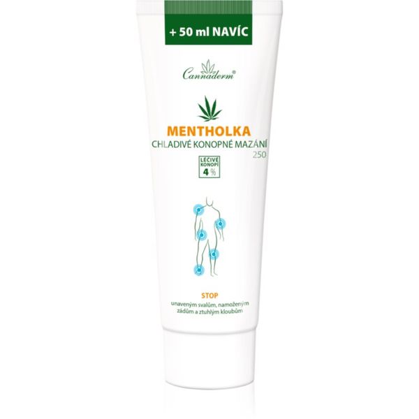 Cannaderm Cannaderm Mentholka hemp lubrication krema za masažu sa učinkom hlađenja 250 ml