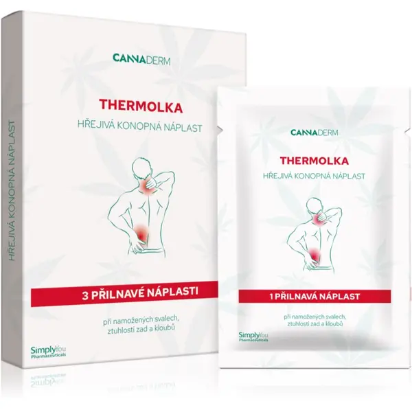 Cannaderm Cannaderm Thermolka flaster s učinkom zagrijavanja 3 kom