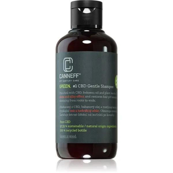 Canneff Canneff Green CBD Gentle Shampoo regenerirajući šampon za sjajnu i mekanu kosu 200 ml
