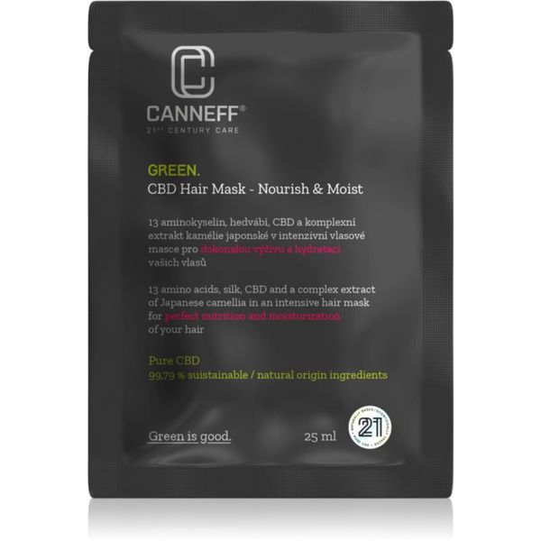 Canneff Canneff Green CBD Hair Mask regenerirajuća i hidratantna maska za kosu 25 ml