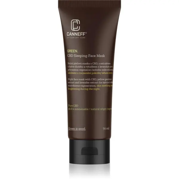 Canneff Canneff Green CBD Sleeping Face Mask umirujuća maska za noć 70 ml