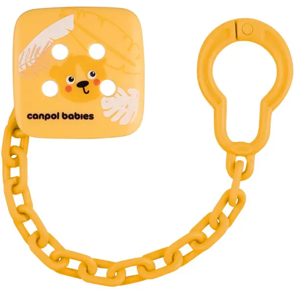 Canpol babies Canpol babies BabiesBoo Soothers Holder lančić za dudu Gepard 1 kom