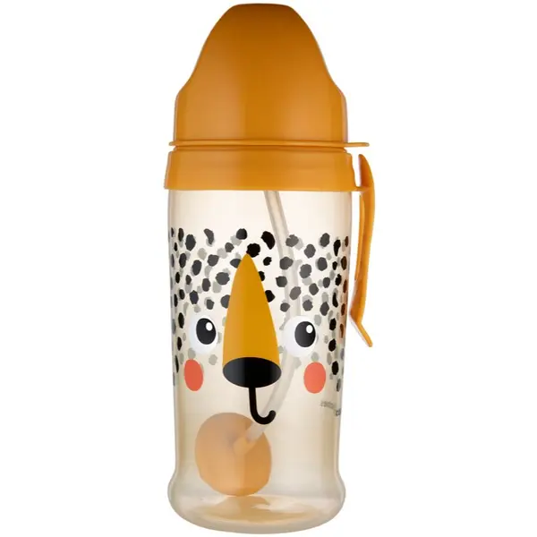 Canpol babies Canpol babies BabiesBoo Sport Cup sportska boca sa slamkom s utegom Gepard 350 ml
