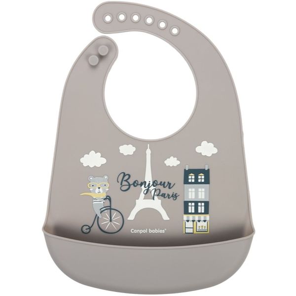 Canpol Babies Canpol babies Bonjour Paris Bibs podbradnik Beige 1 kom