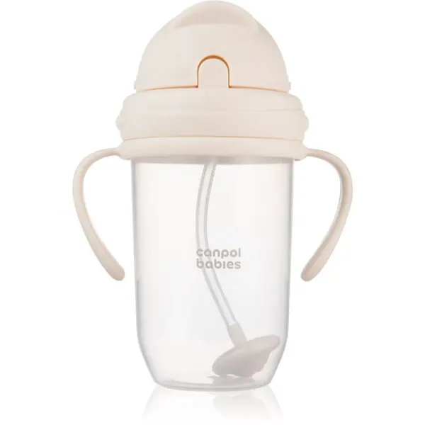 Canpol babies Canpol babies Cup čašica s utegom Nude 6m+ 270 ml