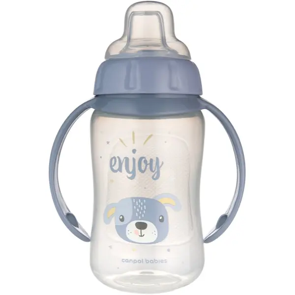Canpol babies Canpol babies Cute Animals Training Cup šalica za učenje pijenja Dog 6m+ 320 ml