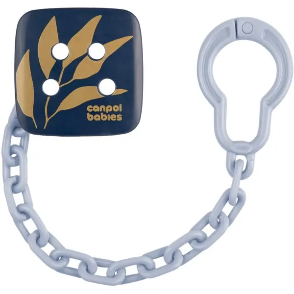 Canpol babies Canpol babies Gold Soothers Holder lančić za dudu Blue 1 kom