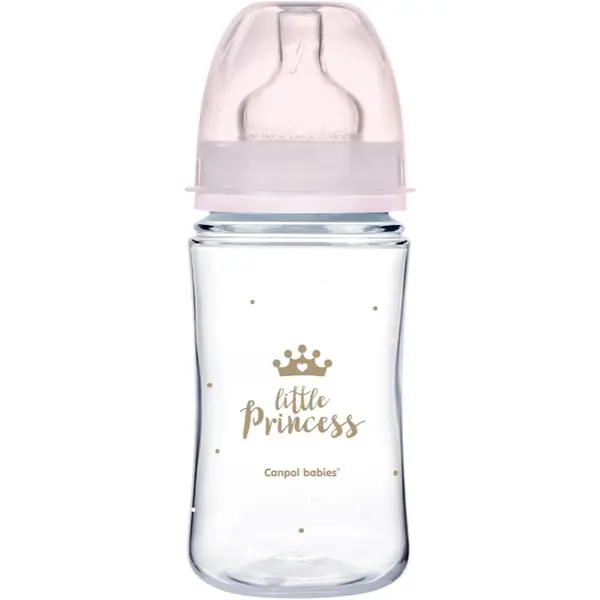 Canpol babies Canpol babies Royal Baby bočica za bebe 3m+ Pink 240 ml