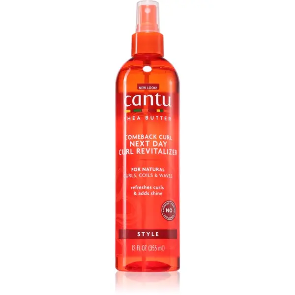 CANTU CANTU Shea Butter Curl Next Day sprej za efekt neuredne valovite kose 355 ml