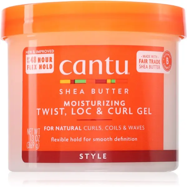 CANTU CANTU Shea Butter Moisturizing Twist, Loc & Curl Gel krema za stiliziranje za definiciju i oblik 370 g