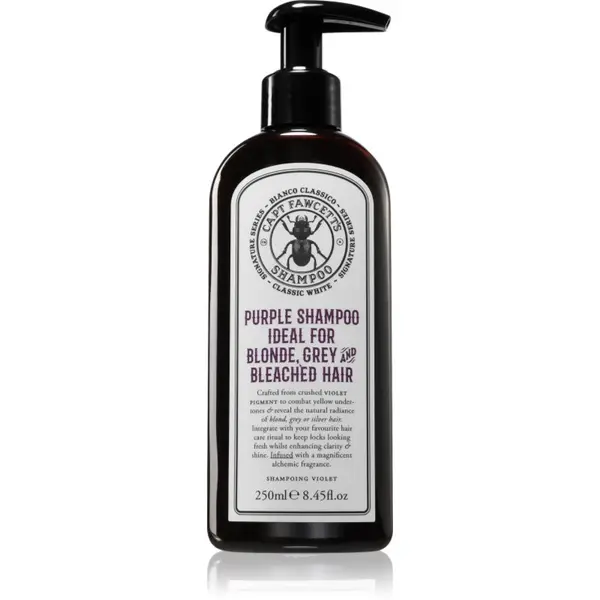 Captain Fawcett Captain Fawcett Shampoo Purple ljubičasti šampon za toniranje za sijedu kosu 250 ml