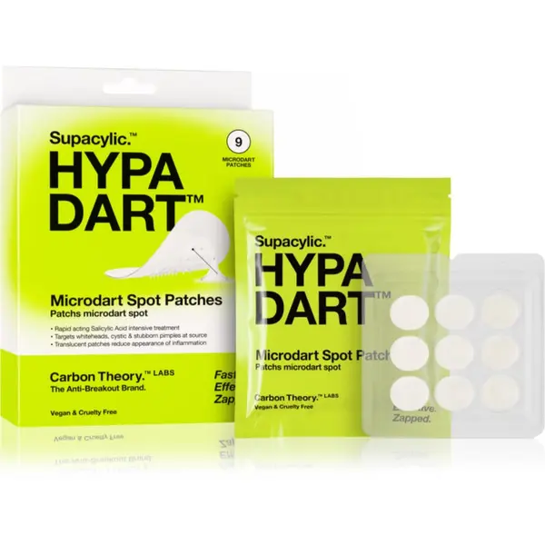 Carbon Theory Carbon Theory Hypa Dart Microdart Spot Patches flasteri za problematičnu kožu lica protiv akni 9 kom