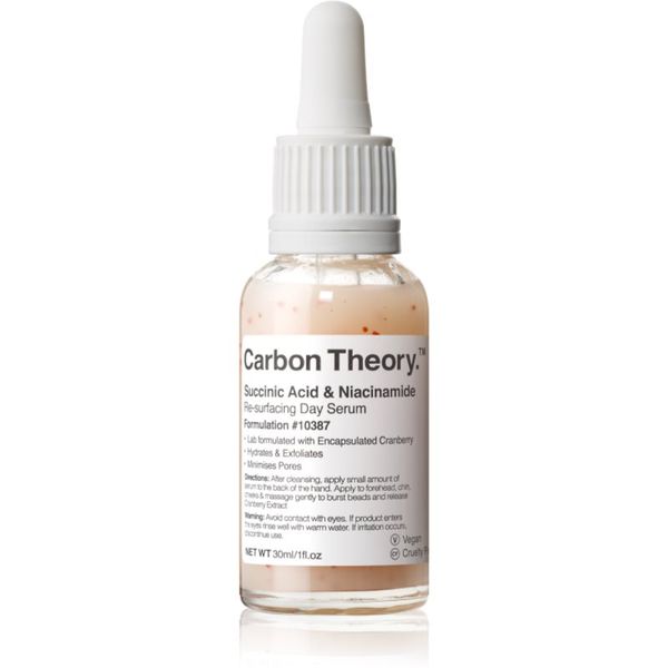 Carbon Theory Carbon Theory Succinic Acid & Niacinamide obnavljajući serum za lice za problematično lice 30 ml
