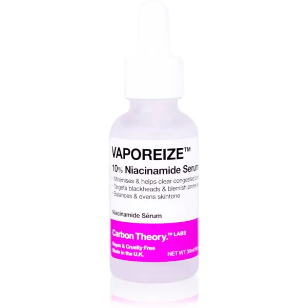 Carbon Theory Carbon Theory Vaporeize 10% Niacinamide Serum serum za lice s niacinamidom i cinkom 30 ml