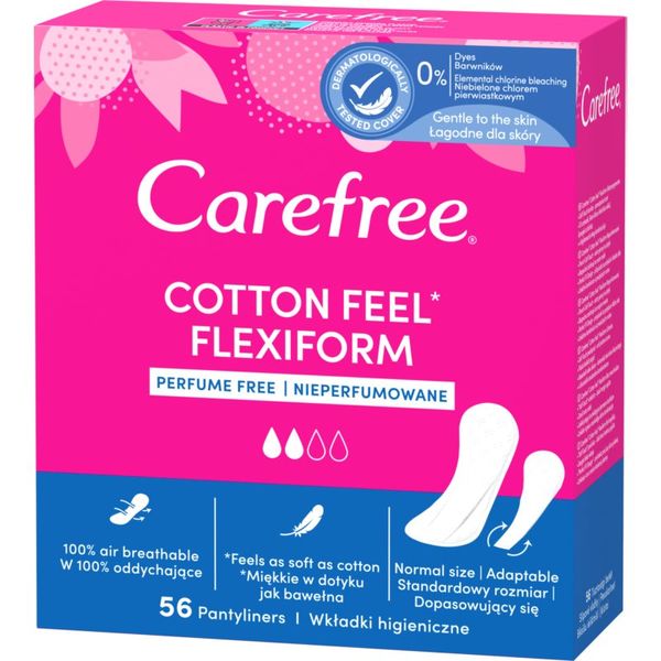 Carefree Carefree Cotton Flexiform dnevni ulošci bez parfema 56 kom