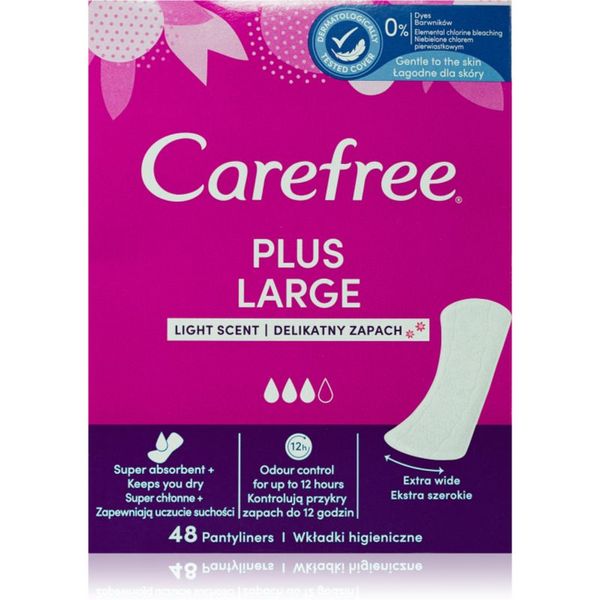 Carefree Carefree Plus Large Light Scent dnevni ulošci 48 kom