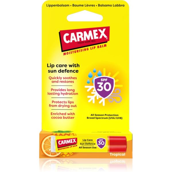 Carmex Carmex Tropical Sun Defense zaštitni balzam za usne SPF 30 4,25 g