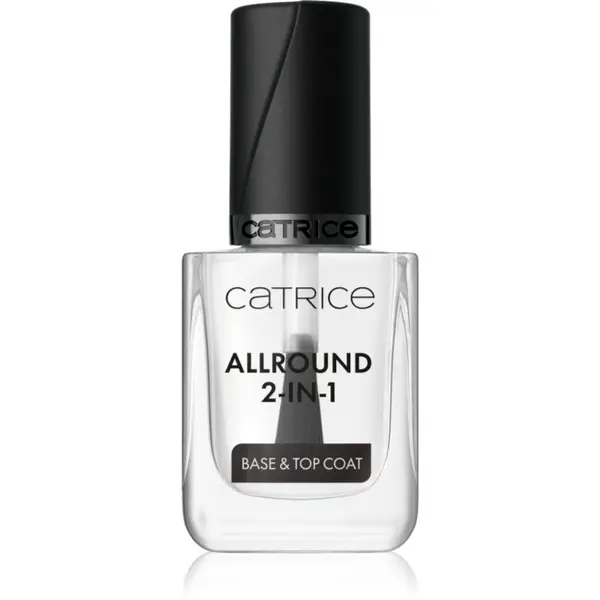 Catrice Catrice Allround 2-in-1 bazni i neprozirni lak za nokte 2 u 1 transparentni 10.5 ml