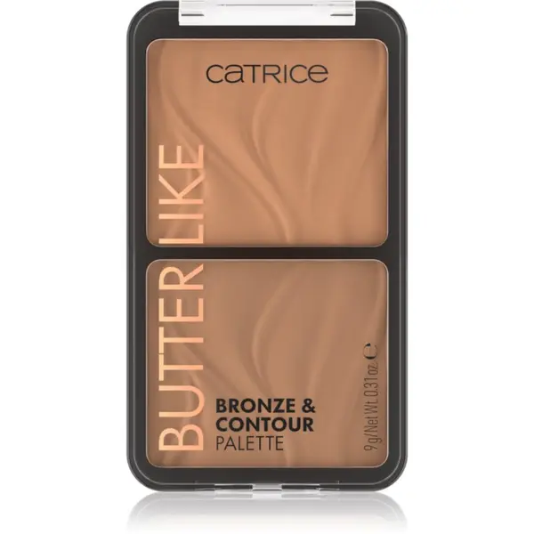 Catrice Catrice Butter Like Bronze & Contour paleta za konturiranje s bronzerom nijansa 010 Born To Shape 9 g
