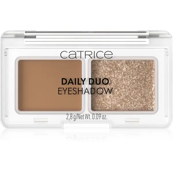Catrice Catrice Daily Duo Eyeshadow duo sjenila za oči nijansa 010 Everyday Nude 2.8 g