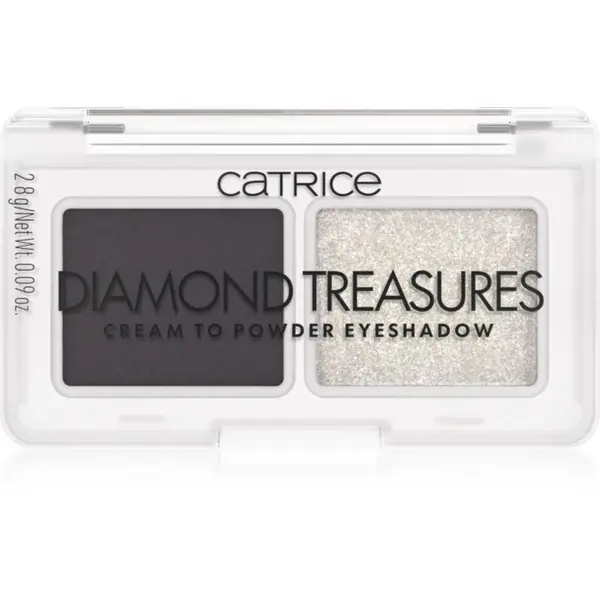 Catrice Catrice Diamond Treasures duo sjenila za oči nijansa 030 Smokey Diamond 2.8 g