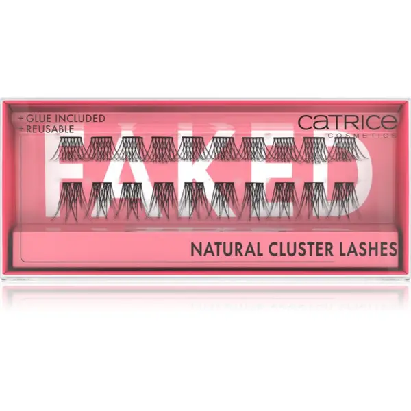 Catrice Catrice Faked umjetne trepavice s ljepilom i aplikatorom Natural Cluster 2 kom