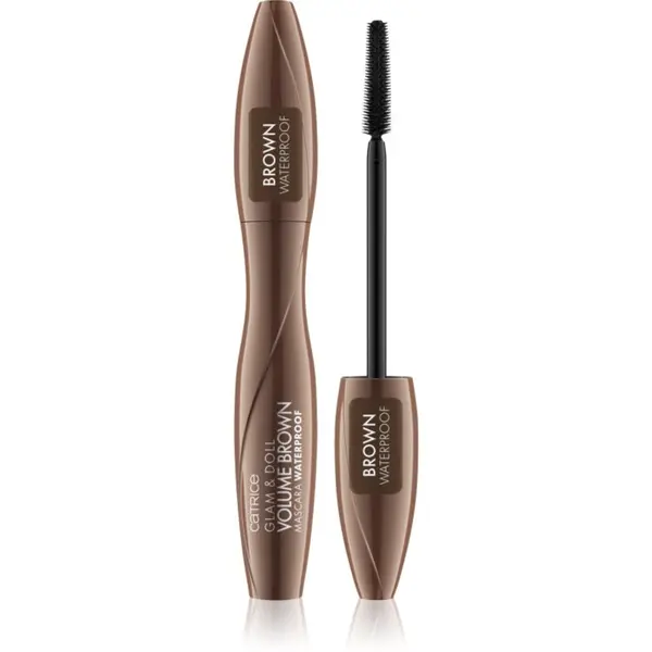 Catrice Catrice Glam & Doll Volume Brown vodootporna maskara za produženje, uvijanje i volumen 10 ml