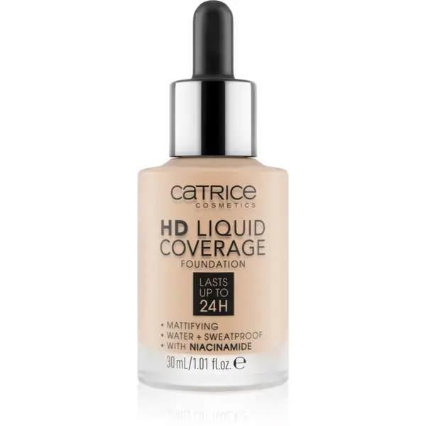 Catrice Catrice HD Liquid Coverage tekući puder nijansa 010 Light Beige 30 ml