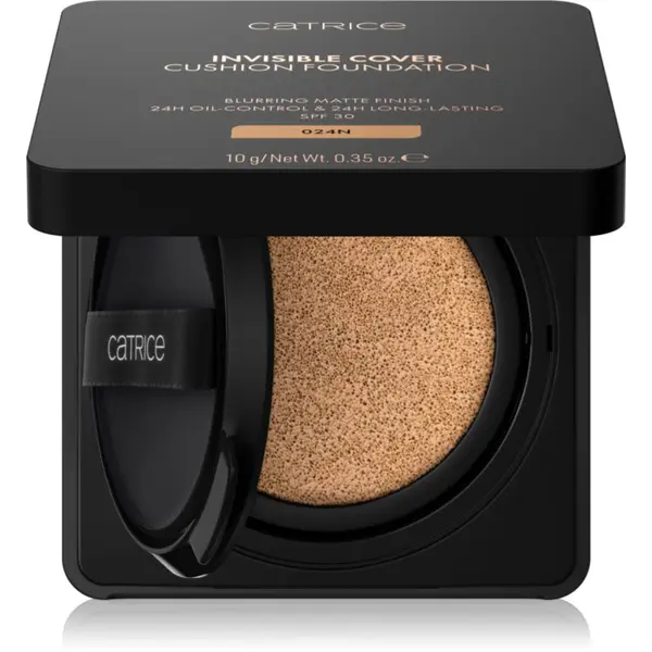 Catrice Catrice Invisible Cover Cushion Foundation matirajući puder u spužvici SPF 30 nijansa C024N 10 g
