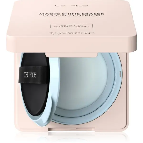 Catrice Catrice Magic Shine Eraser Cooling Cushion matirajući primer sa učinkom hlađenja nijansa C010 Cool Cloud 10.5 g