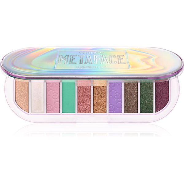 Catrice Catrice METAFACE paleta sjenila za oči 14 g