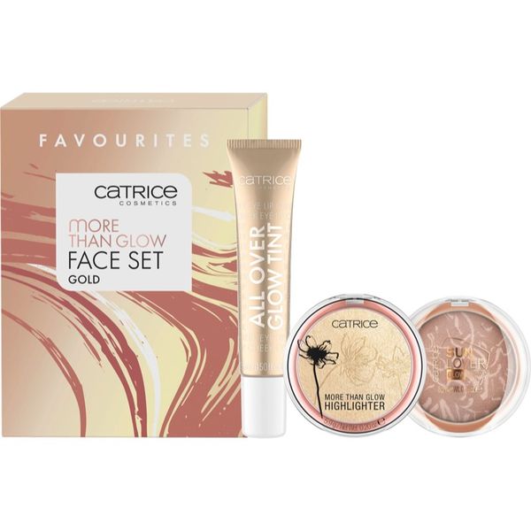 Catrice Catrice More Than Glow Face Set make-up set Gold nijansa