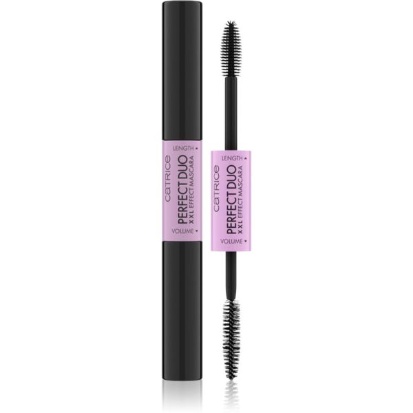 Catrice Catrice Perfect Duo XXL Effect maskara za volumen i produžavanje trepavica 2 u 1 nijansa Black 8 ml