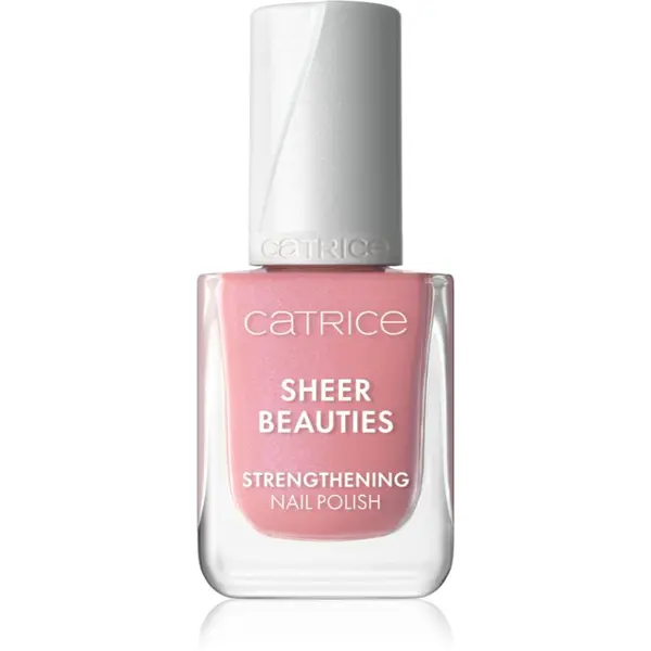 Catrice Catrice Sheer Beauties Strengthening Nail Polish hranjivi lak za nokte nijansa 050 Peonies, Please! 10.5 ml