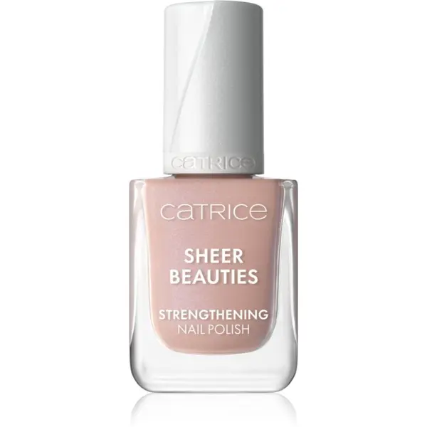 Catrice Catrice Sheer Beauties Strengthening Nail Polish hranjivi lak za nokte nijansa 060 Nudie Beautie 10.5 ml